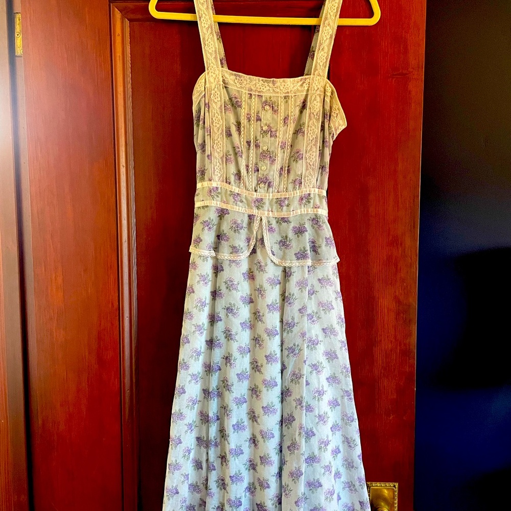 Vintage cotton floral sundress